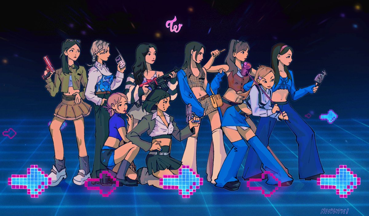 nebulotic's tweet image. Talk that talk 🗣 #twice #twicefanart