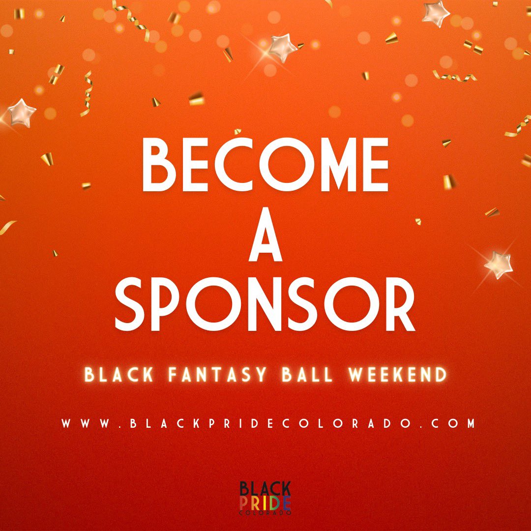 Is your company or organization looking to be a sponsor for the Black Fantasy Ball?! ✨

Be sure to checkout the link in our bio for more information on packaging and ways to get involved! 

You can also visit us at blackpridecolorado.com!

#blackpridecolorado #youthseen