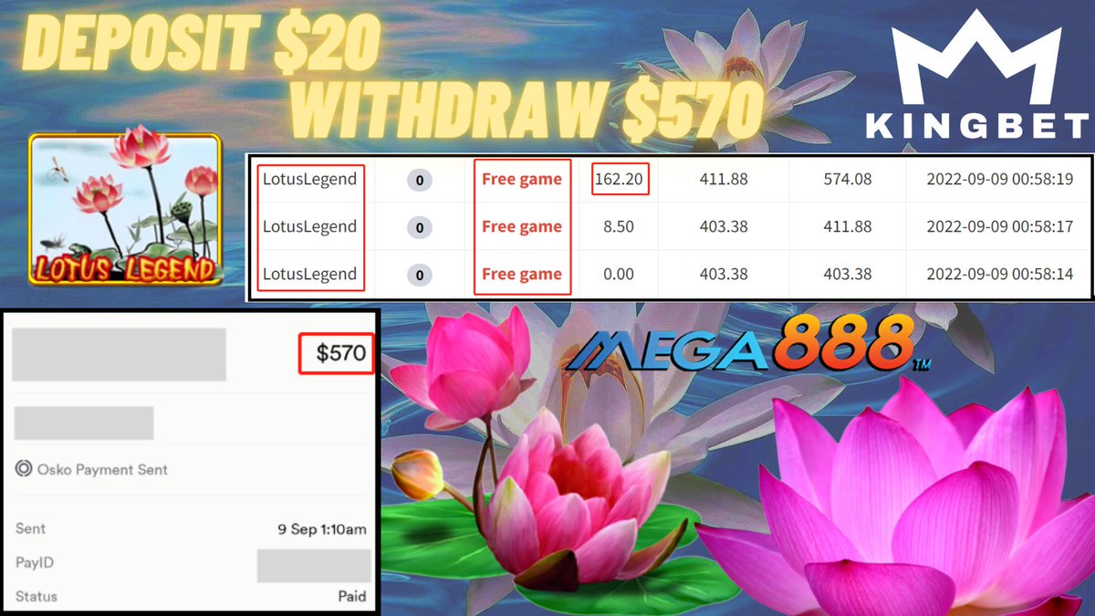 KINGBET_AUS's tweet photo. 🥳Congrats Dear Member 🇦🇺KINGBET🇦🇺 Deposit Only $20 Get Withdrawal $570‼️

🌐Contact Us► https://t.co/jpqXWbH6N4

#KINGBET #freegame #Australia #casino #onlinecasino #trustedcompany #slot #welcomebonus #rebate #bonus #918kiss #pussy888 #mega888 #evo888 #live22 #x500 #joker https://t.co/1PELEMaZC2
