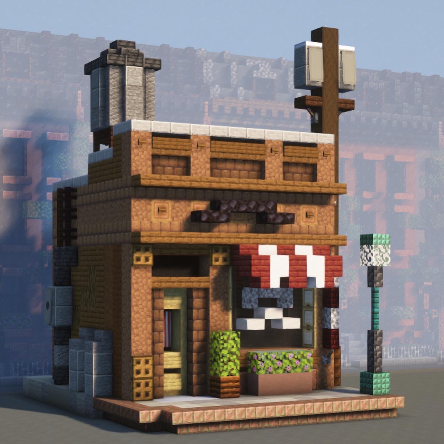 Minecraft Shop Building