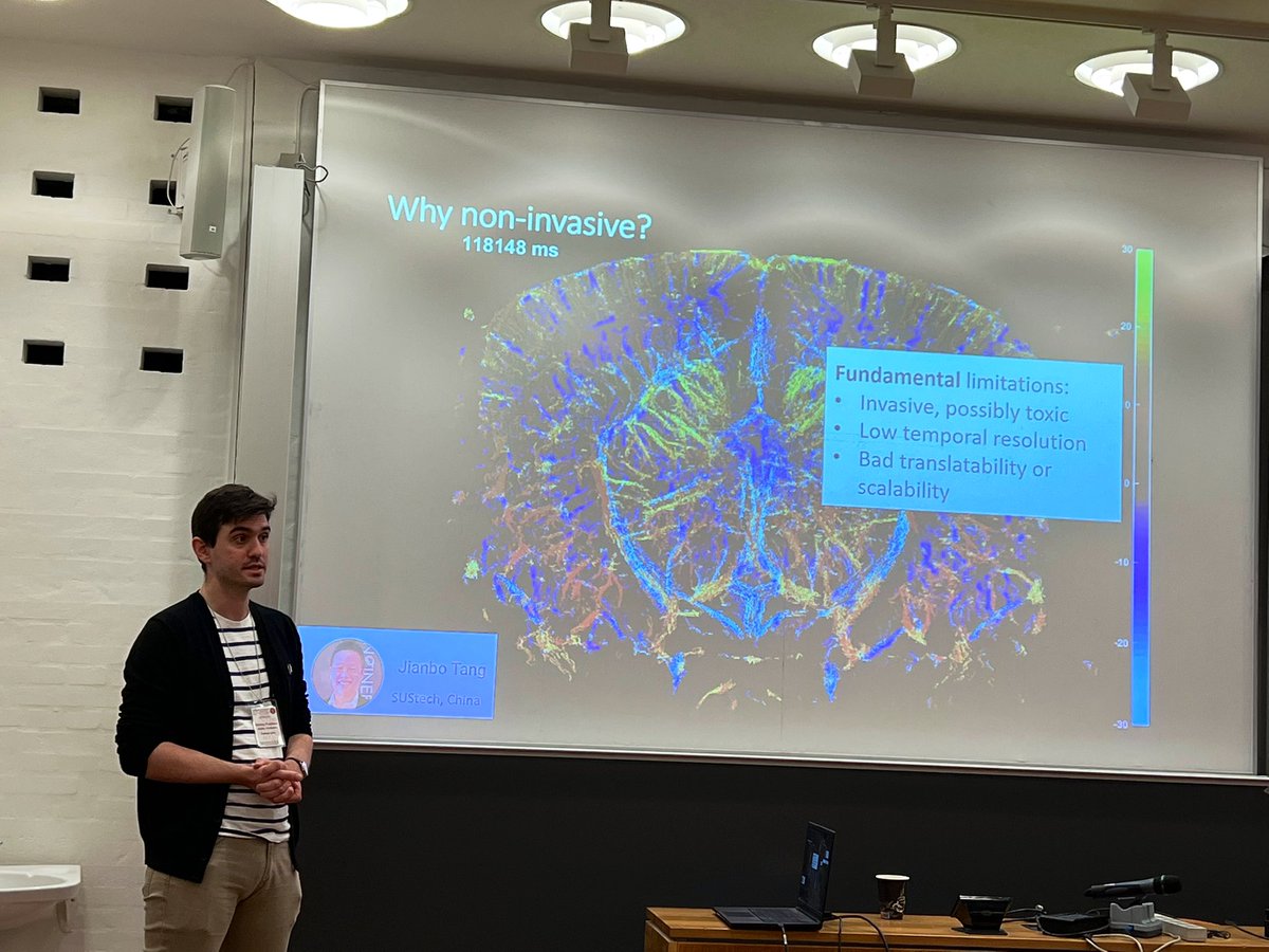 CVgroupNEXS's tweet photo. The rest of the day included an exciting talk on non-invasive imaging modalities by Assist Prof Dmitry Postnov from @AarhusUni_int where the audience was allowed to try out some skin perfusion imaging #VascfuncAngio how cool! 😎🤩 https://t.co/9ZV8wgu8Wb