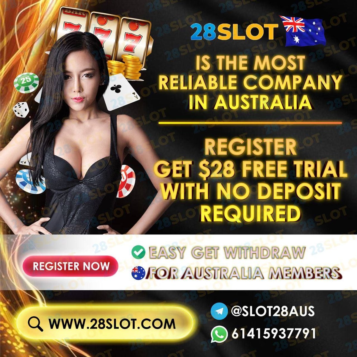 JoshKel93029756's tweet photo. 🇦🇺28SlotAUS is the most reliable company in Australia 🇦🇺Register Get $28 FREE TRIAL with NO DEPOSIT required❗(All registed member also can claim once more time)🔥Easy Get Withdraw 🔥🔥Just For Australia 🇦🇺 Members🔥📲Contact And Join Us Now 📲➡️WhatsApp : https://t.co/fHZnpwlBGt https://t.co/3VJLhmpK9H