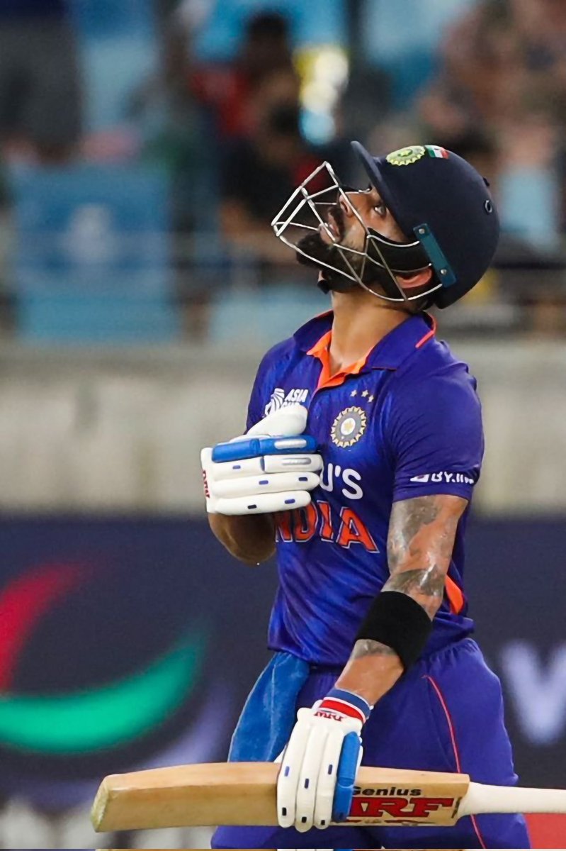 Sarthik_2020's tweet image. Wait over, finally Kohli got his 71st century. #ViratKohli𓃵 #century #waitover