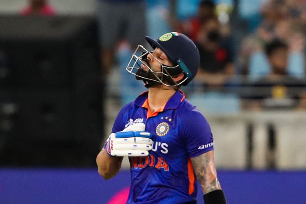 Century after 1021 days! His first in T20Is. What a day for Virat Kohli and Indian cricket! More centuries to come. <a href="/imVkohli/">Virat Kohli</a> #AsiaCup2022