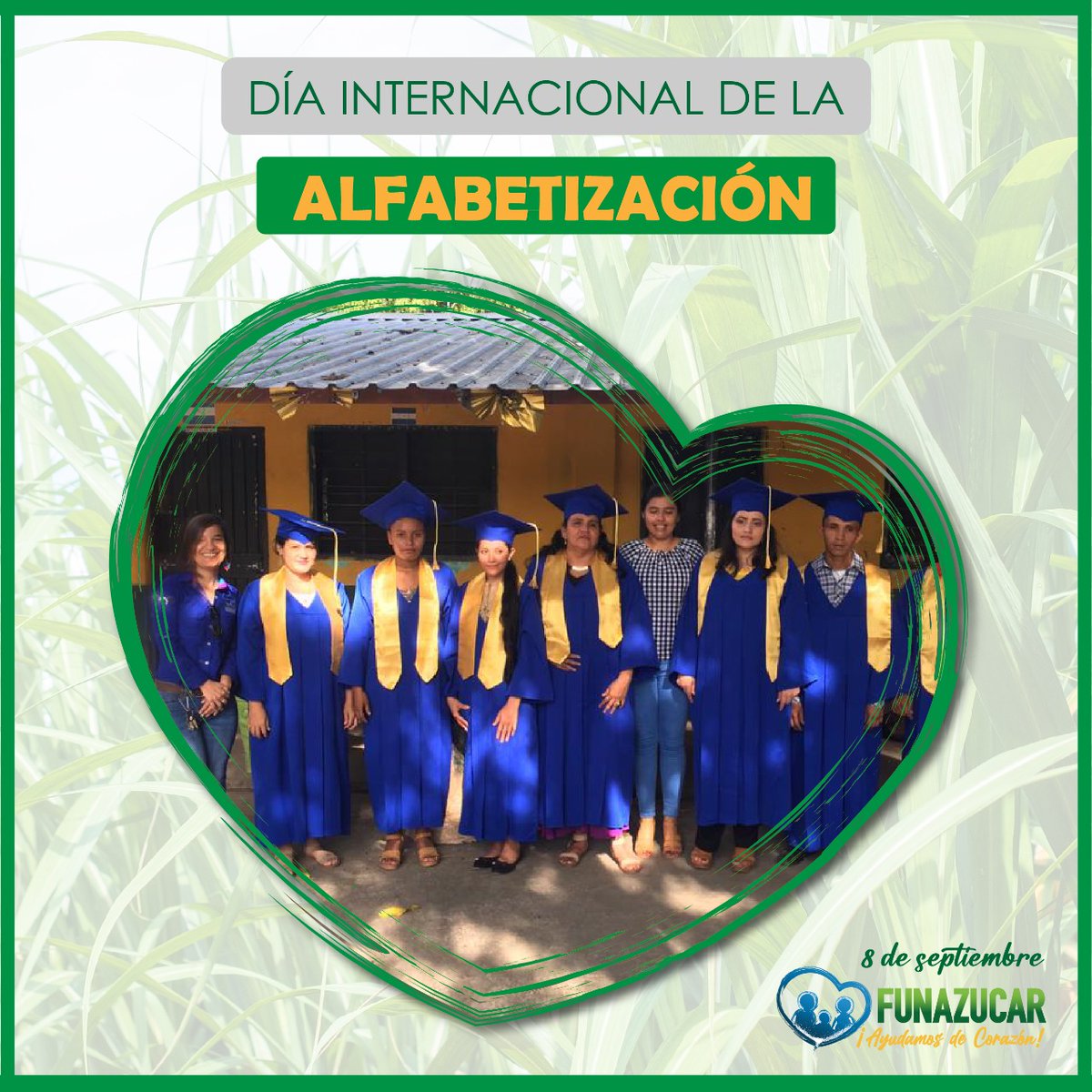 ¡Generamos oportunidades de estudio a jóvenes y adultos!

Motivamos y felicitamos a todos los hondureños que siguen alcanzando sus sueños educativos.
Celebremos juntos el Día de la Alfabetización 
#SomosFunazucar
#DulceSolidaridad