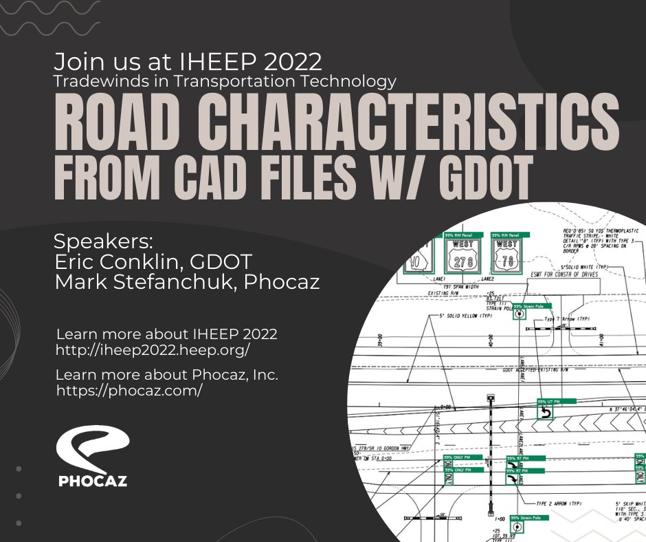 Phocaz's tweet photo. Will you be at #IHEEP2022? #Phocaz
Discover and catalog 20 miles of highway. Eliminate manual searches. Presenting at IHEEP 2022 in Ft. Myers, FL Tue. Sept. 27th @ 4:05PM, Periwinlke Ballroom https://t.co/cfGNDRRozV