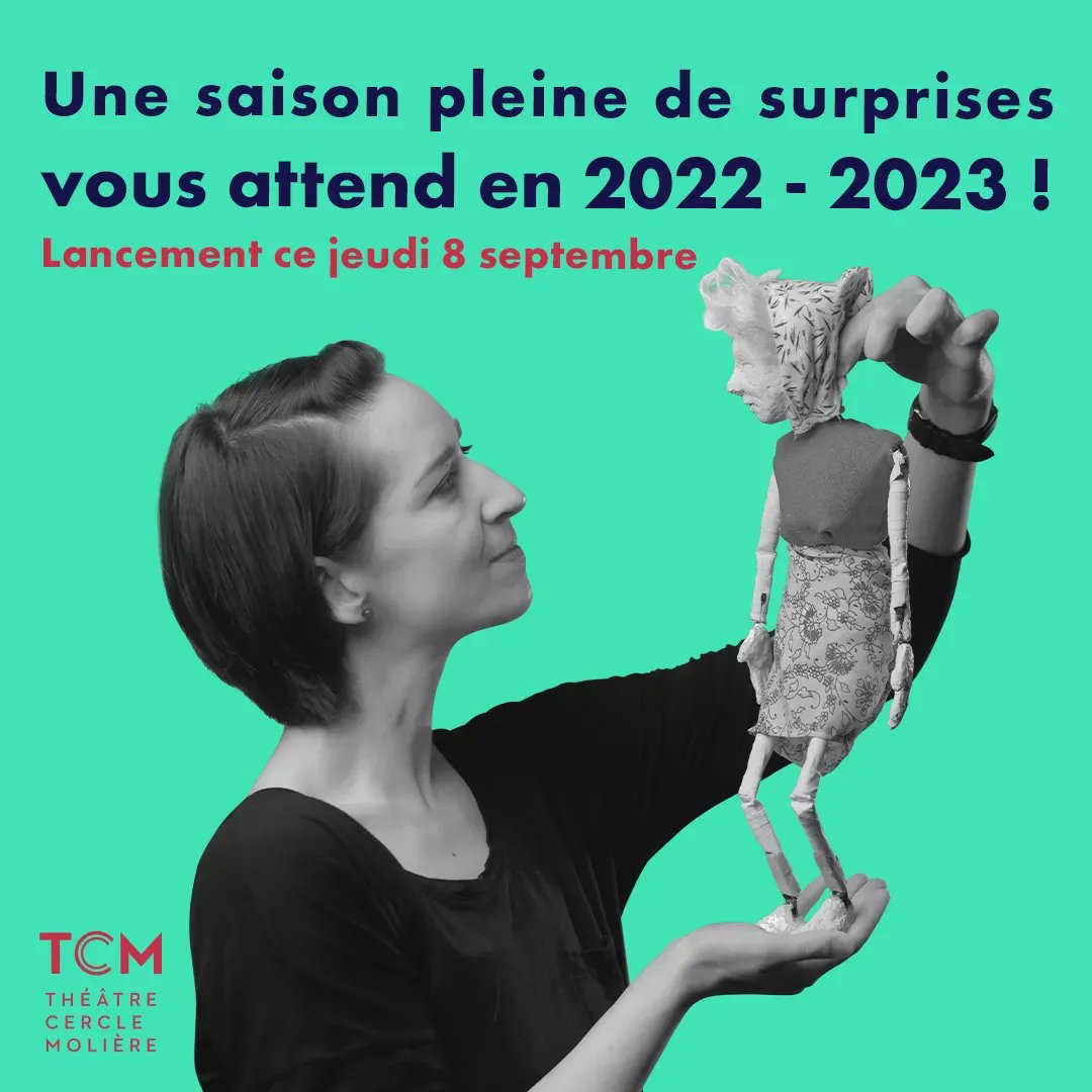 A season full of surprises awaits in 2022-2023, and IT'S LIVE!🥳 
Visit cerclemoliere.com to see our program and save your seat!
Notre nouvelle saison est officiellement lancée!🥳 Visitez cerclemoliere.com pour voir notre programmation et réserver votre place!