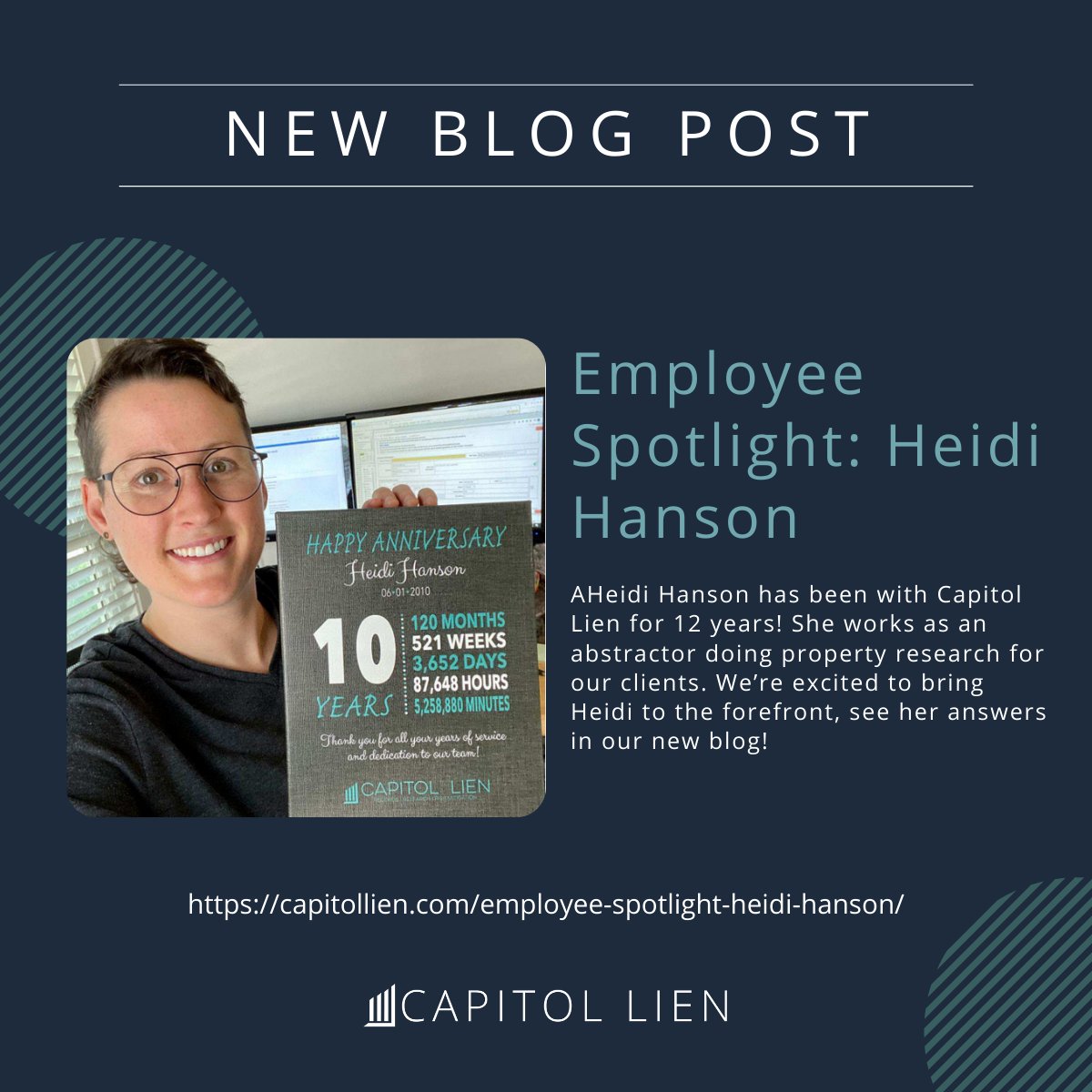 Employee Spotlight: Heidi Hanson hubs.la/Q01lSSJQ0