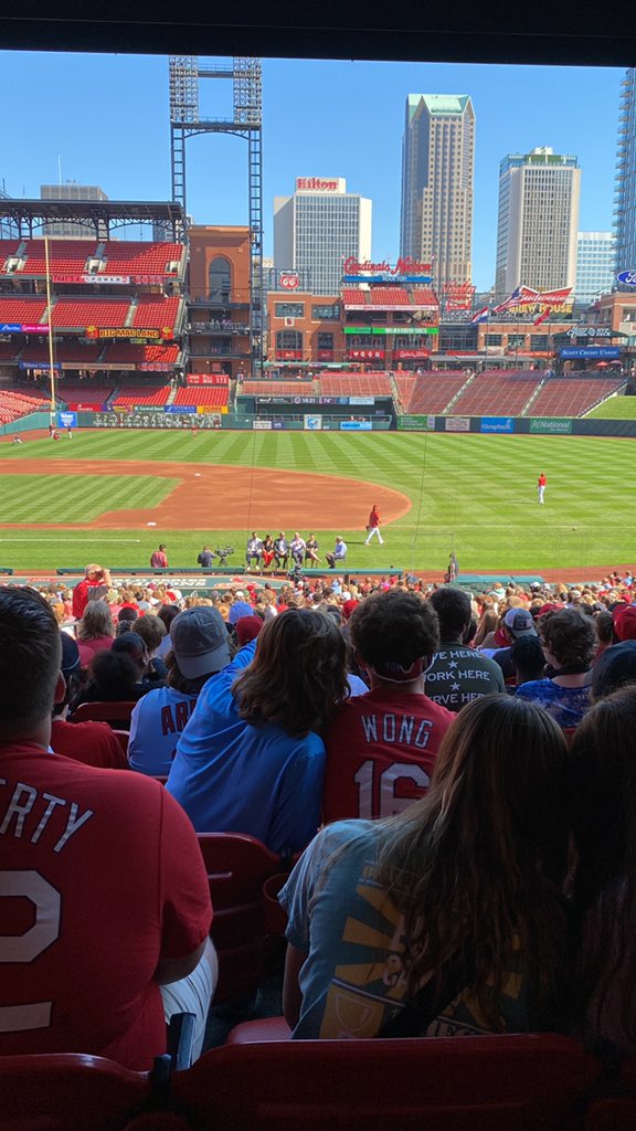 modeca_vpa's tweet photo. At Missouri DECA Career day here in St. Louis!! So excited to hear the keynote speakers:)⚾️💙🔷💙⚾️@cardinals @missouriDECA https://t.co/iZxw0zJWti