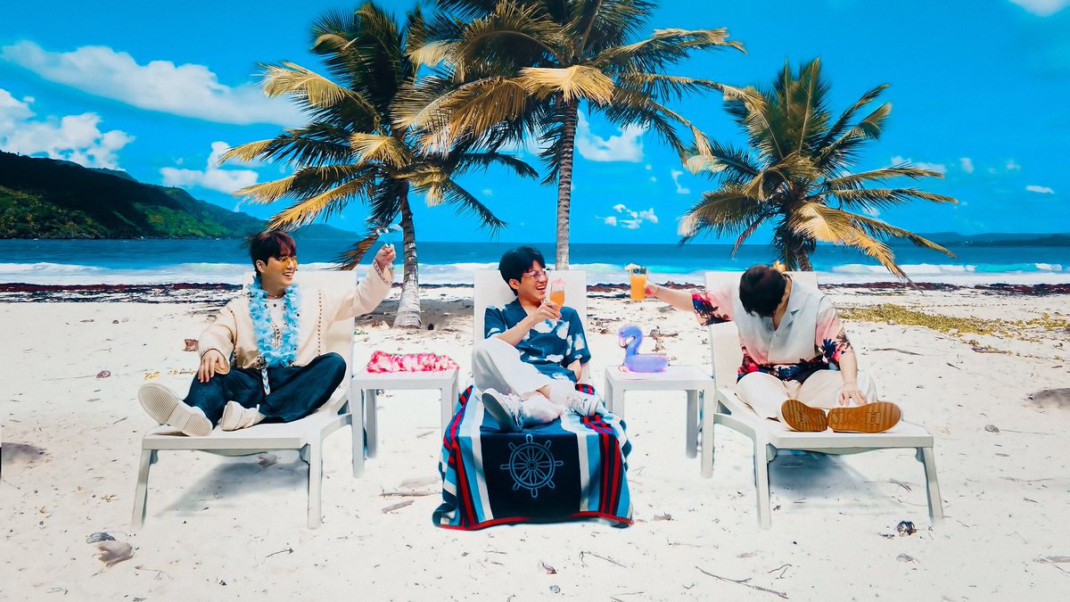 augduu's tweet photo. Came back with the hyungs, last month. Had so much fun trying this ridiculous concept, and happy that we can still provide happiness for My Days amidst our military schedule. https://t.co/iDFFMW5J6z