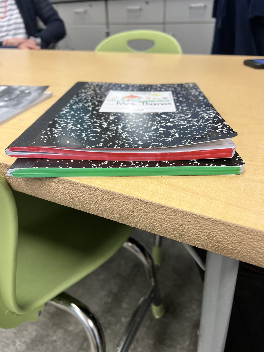 Great idea at <a href="/NLRSD/">North Little Rock School District</a> Boone Park first grade. Coloring the bottom of the notebook allows students to see if they are grabbing the math or literacy interactive notebook from the cubby. A quick, efficient system!