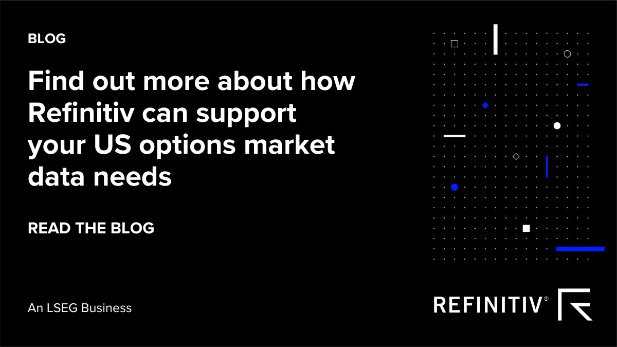 MayStreetTech's tweet photo. Discover how Refinitiv can help to provide financial services firms with correct, complete and timely options trading data. Read the blog: https://t.co/EuwBR3vICG https://t.co/daJUdnDHBT