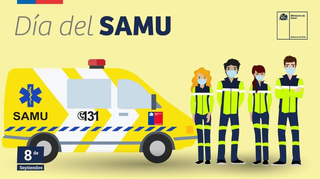 Enviamos un afectuoso y cariñoso saludo a todos los integrantes que forman las diferentes bases SAMU a nivel nacional, al celebrar hoy su dia, en especial a nuestros amigos de <a href="/Samucoquimbo/">Samu Coquimbo</a> con quiénes trabajamos día día en cada emergencia. Felicidades.
<a href="/Quinta_Coquimbo/">Quinta Coquimbo ⭐️</a>