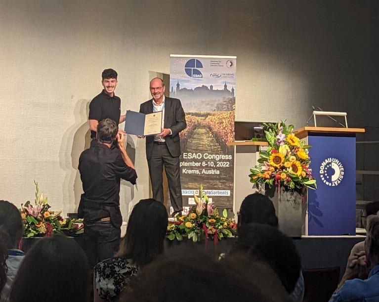 Sandra Clara (@sanclatru) on Twitter photo Very glad to receive the Silver PhD Award from the <a href="/ESAO_2022/">European Society for Artificial Organs</a> 🎓🥈!Congratulations to all the awardees! and thanks <a href="/JulioRodFer/">Julio Rodriguez</a> for picking it up 😉📸. <a href="/CBIT_upv/">Centre for Biomaterials and Tissue Engineering</a> Very glad to receive the Silver PhD Award from the <a href="/ESAO_2022/">European Society for Artificial Organs</a> 🎓🥈!Congratulations to all the awardees! and thanks <a href="/JulioRodFer/">Julio Rodriguez</a> for picking it up 😉📸. <a href="/CBIT_upv/">Centre for Biomaterials and Tissue Engineering</a>