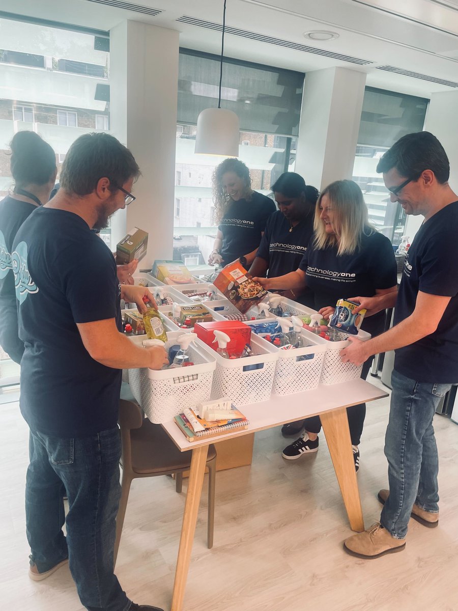 TechnologyOne's tweet photo. Our #TechnologyOneUK team came together to create care packages for two charities that we are honoured to be supporting, @TheDashCharity and @CCSLOUGH.
Thank you to all the volunteers who made a difference in their communities, we are proud of you all!
#TechnologyOneFoundation https://t.co/aufZUhQujq