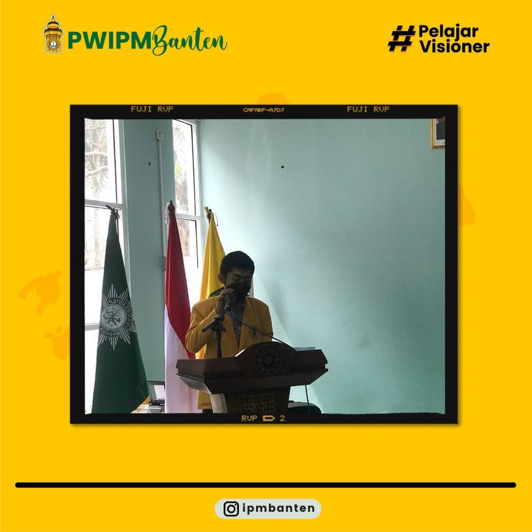 Edisi #NapakTilas | Pada tanggal 20 November 2021 PW IPM Banten periode 2021-2023 melangsungkan Pelantikan Kepengurusan dengan dibacakan SK oleh Sekretaris Jendral PP IPM dan dilantik langsung oleh Ketua Umum PP IPM.