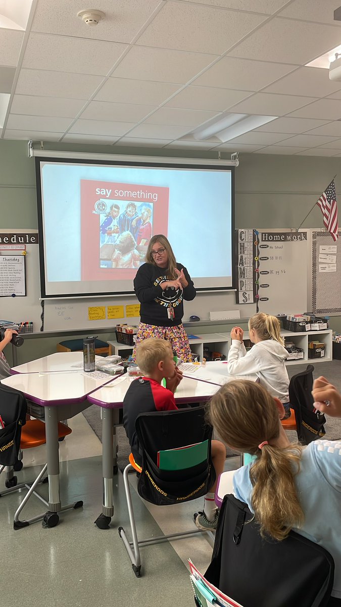 We always love when Mrs Brown comes to visit! #LFmoments #everettsoars