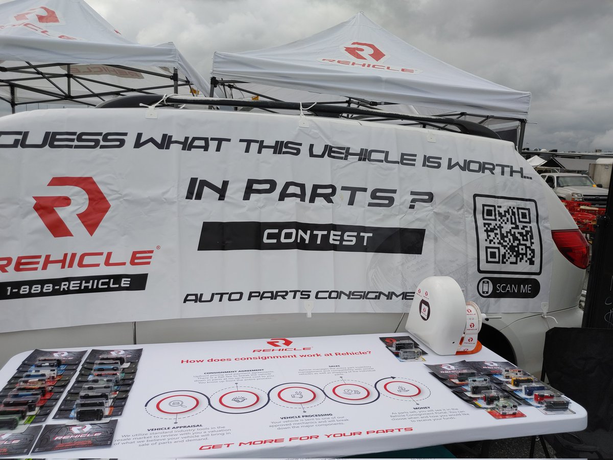 Rehicle_'s tweet photo. Come check Rehicle out at Charlotte AutoFair!! Enter our contest and win a 200$ gift card! 

Gusss how much this is 2006 Toyota Sienna is worth in parts! 

Closest to the dollar wins!! #car #cars #charlotte #charlotteautofair #autofair #Rehicle #giveaway #CharlotteNC #giftcard https://t.co/q5WHNqEIm4