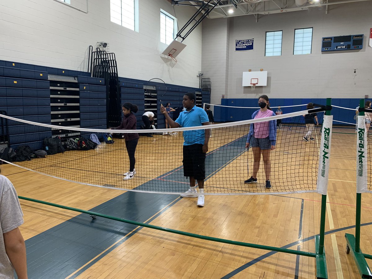 Back to a class favorite….badminton. Mr. Gillespie and Mr. Tim’s co-taught inclusive PE class.  <a href="/brooksOP97/">Brooks Middle School</a> <a href="/OakPark97/">Oak Park District 97</a> <a href="/MrTimMc/">Tim McDonald</a>