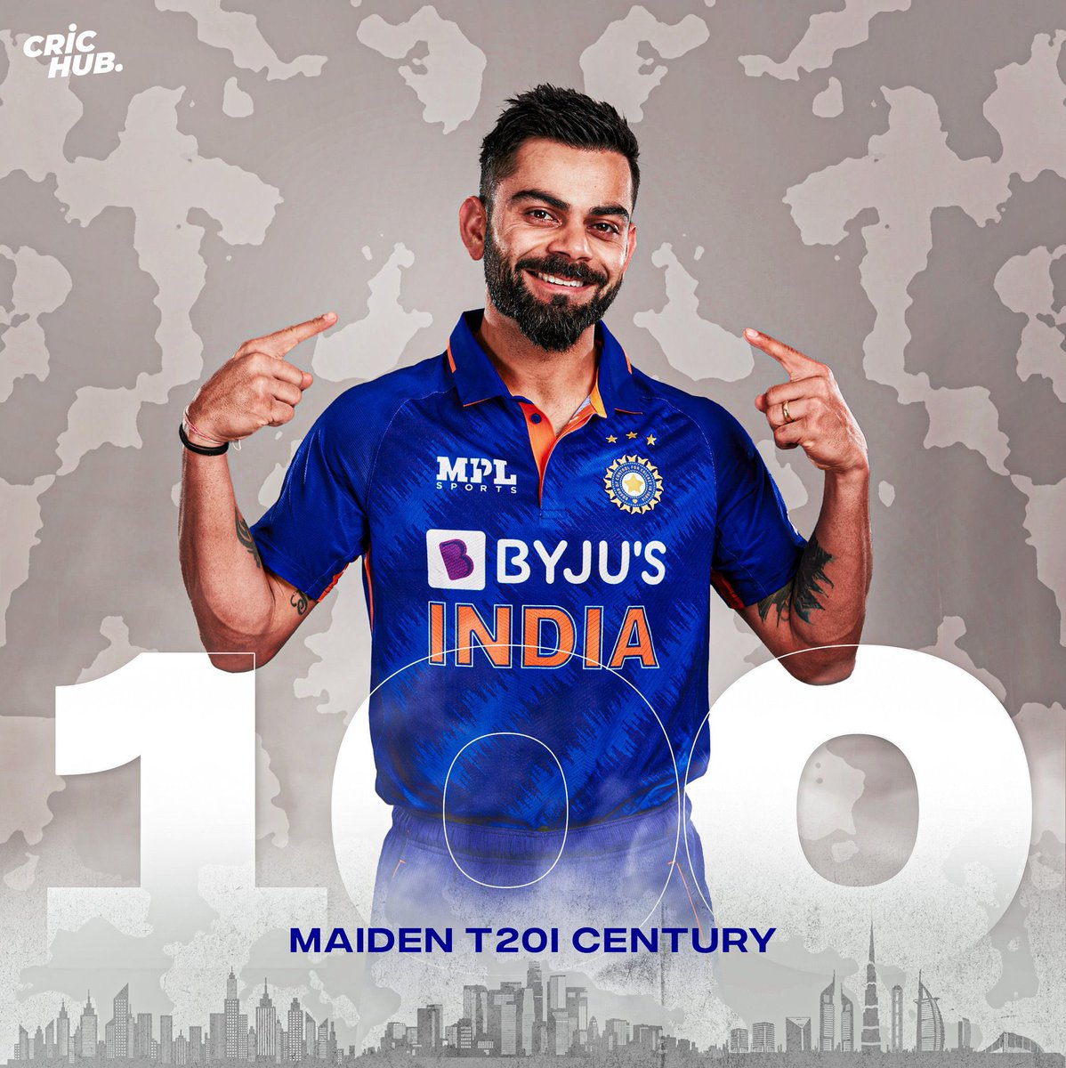 Well deserve.  King kohli#ViratKohli𓃵