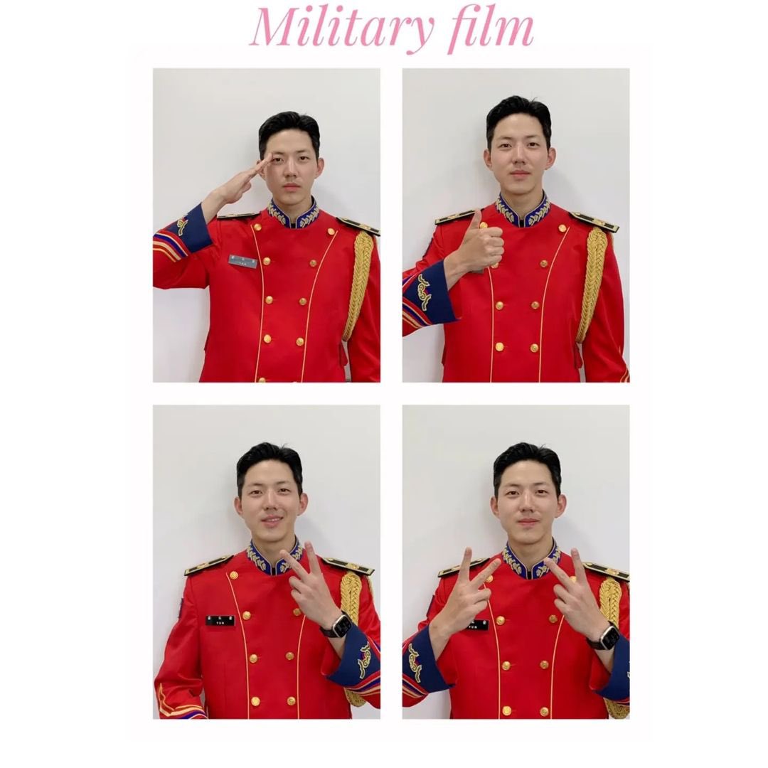 augduu's tweet photo. Military film! 
Taken for the one and only, mine truly, @todayice_wendy. I miss you, angy dino. https://t.co/GKRYSH53R6