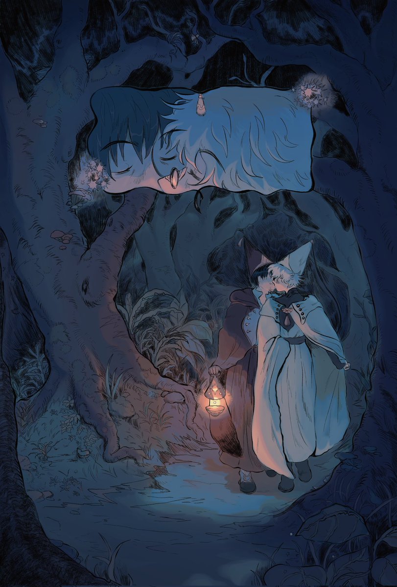 my piece I did for <a href="/orufreyzine/">Roots, an orufrey zine</a> mwah<3
 #Δ帽子
