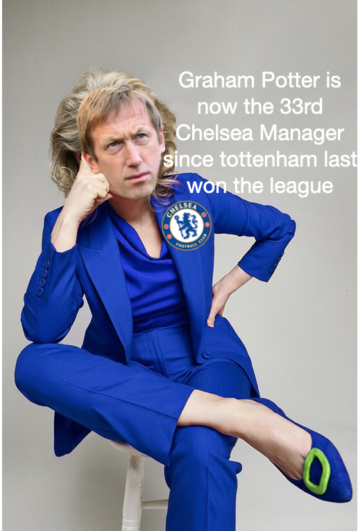 Potty fact about Graham Potter #cfc #bhafc #thfc #coys #fm23 <a href="/footballjoe/">FootballJOE</a>
