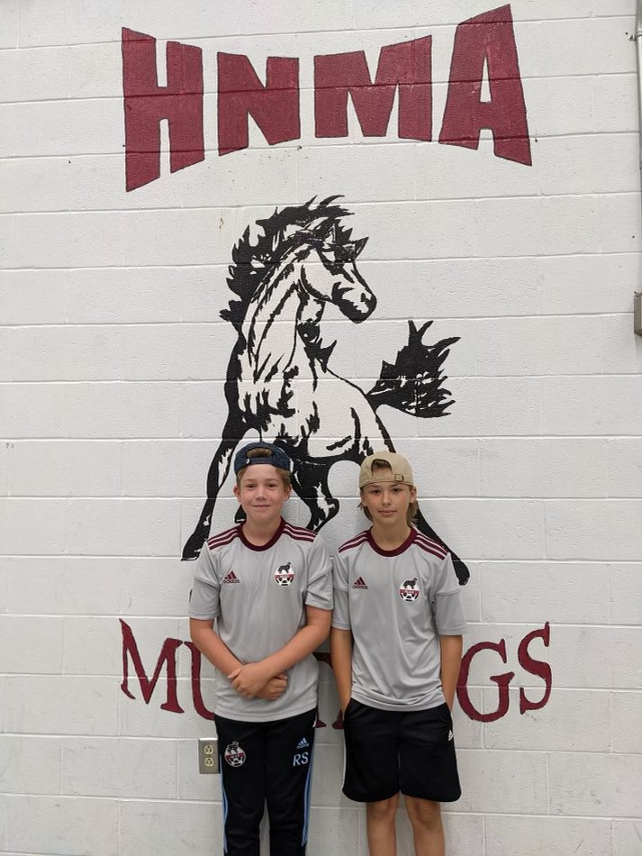 soccerlynn05's tweet photo. Ryder Strang and Kaleam Edwards of the U12 boys provincial team were happy to accept the 2nd day of school challenge. @SoccerNLSA #boysvsgirls #Proudofthedog https://t.co/lFZmKSqClD