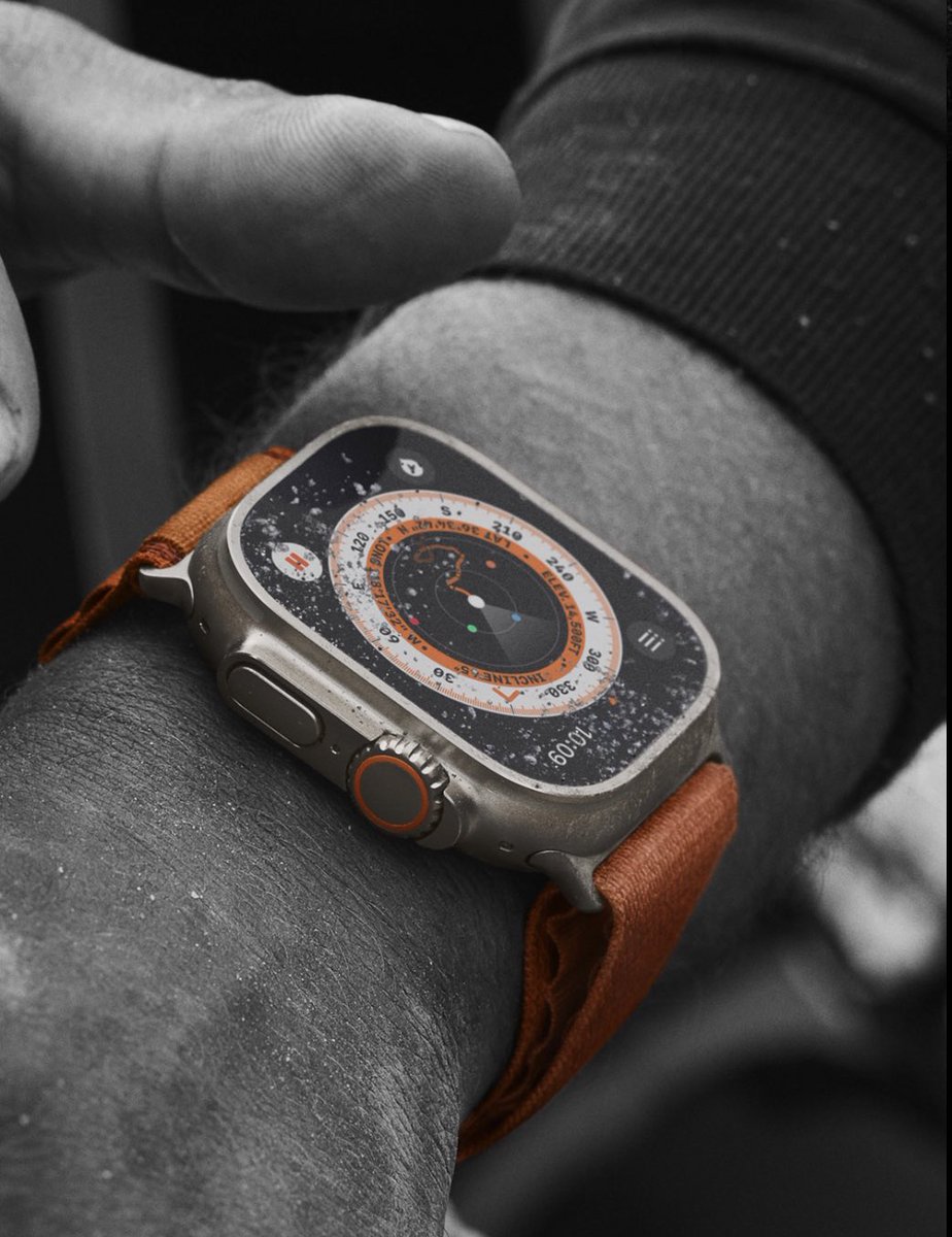 SahilShelar1's tweet photo. Taking things to the next level!! @Apple 👏 
#AppleWatchUltra https://t.co/IB5oGZGtLp