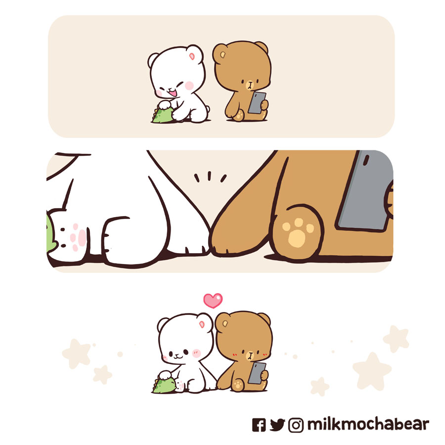 Milk & Mocha on Twitter "A loving touch ️ Feel free to mention