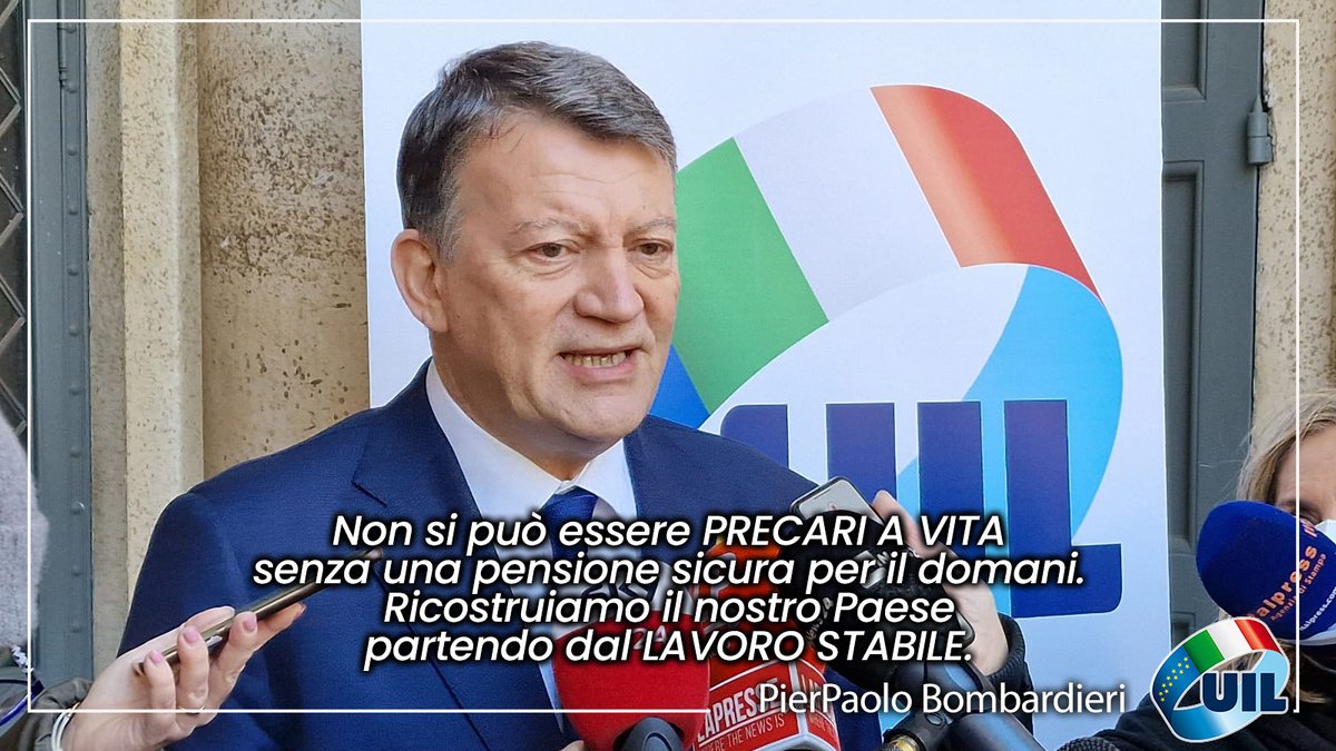 PpBombardieri's tweet photo. ❌Non si può essere precari a vita senza avere la certezza di una pensione sicura per il domani. Ricostruiamo questo Paese partendo dal lavoro stabile, dignitoso e ben pagato. Basta perdere tempo: ripartiamo dai giovani, costruiamo il loro futuro https://t.co/VCThEohcRa