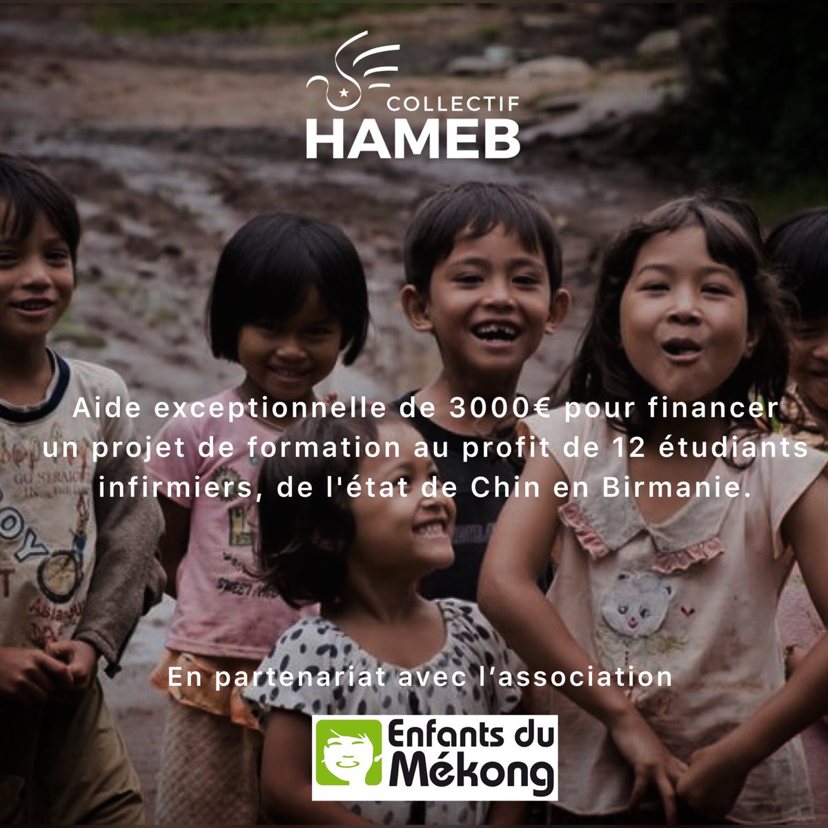 Nous sommes honorés très honorés de financer un tel projet pour aider la communauté chrétienne de Birmanie.

Milles merci à tous nos donateurs pour leur soutien constant

Collectif HAMEB
#HAMEB #Chin #chretien #Birmanie #enfantdumekong #solidarite