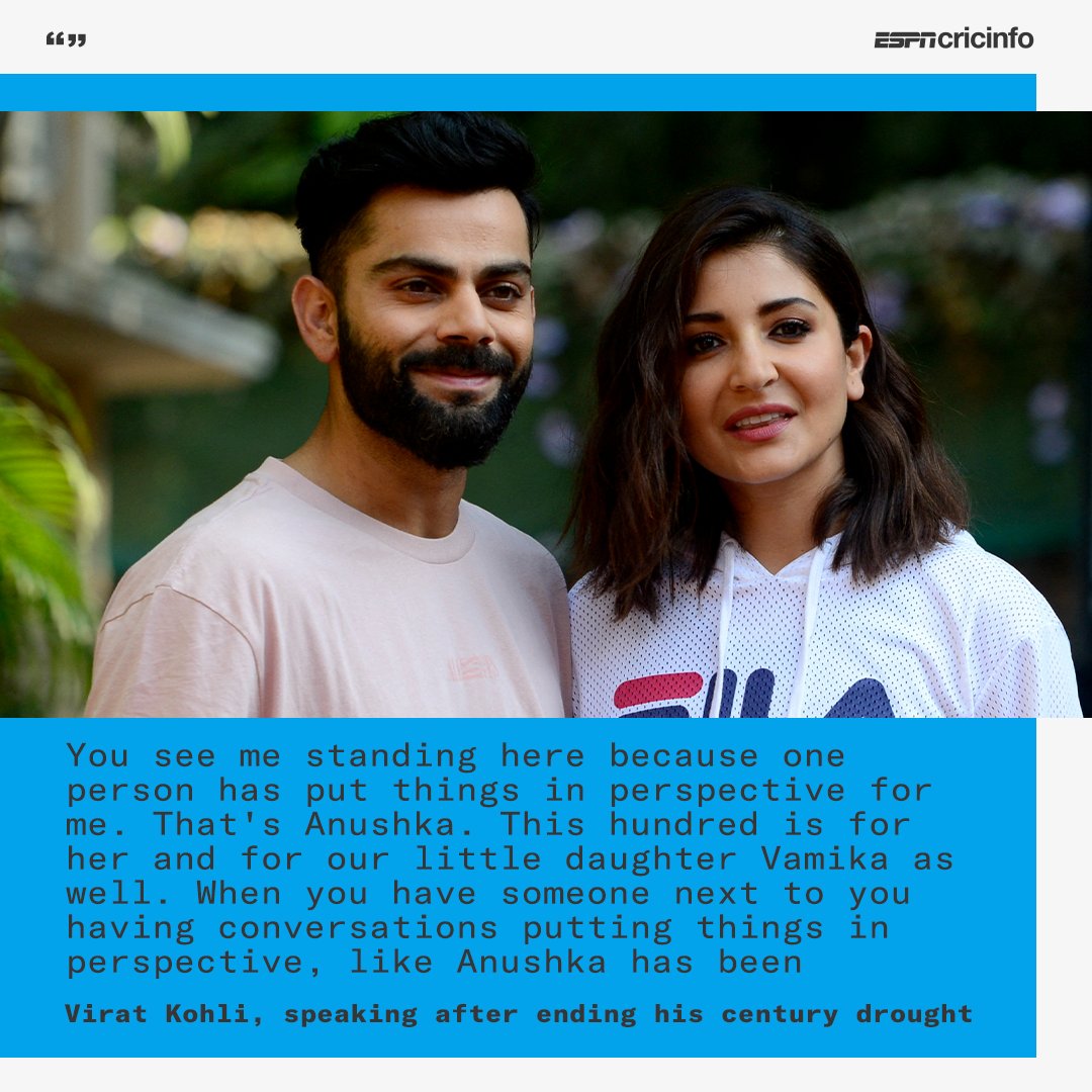 Virat Kohli dedicates his 71st international century to his family ❤️