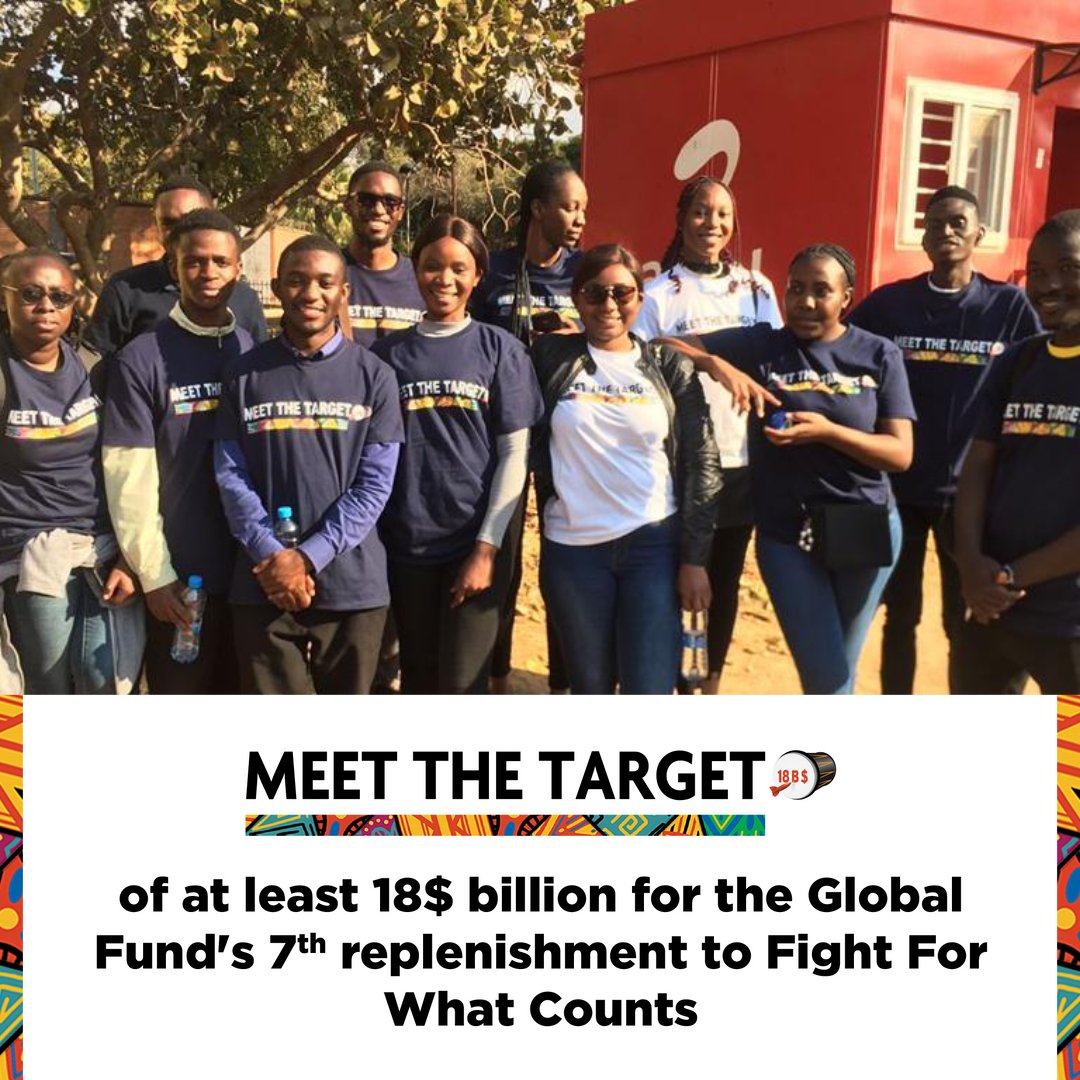 AngelSiwale2's tweet photo. The @GlobalFund has saved 44 Million lives and Zambia 🇿🇲  and will save many more if we increase 📈 our domestic resources in health and increase our contributions to the @GlobalFund by 30% ro raise at least $18 Billion
#MeetTheTarget #TheBeatContinues #FightForWhatCounts https://t.co/yNkqfgNPEo