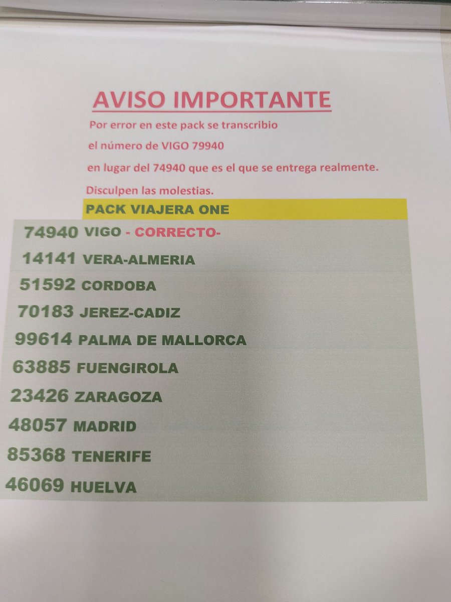 la4detuset's tweet photo. Aviso. Muchas gracias! https://t.co/TVJXzZNNQ3