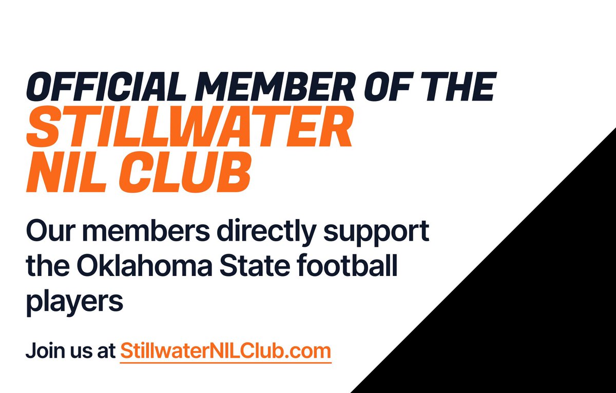 SFL_Poke's tweet photo. Proud supporter of the @StillwaterNIL #GoPokes
https://t.co/G1QSrEDnYS