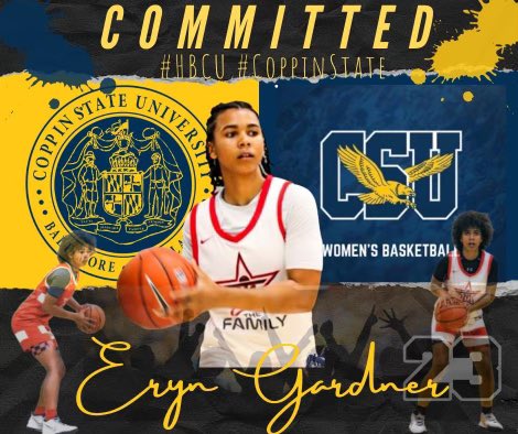 We yell congrats to our girl Eryn on her commitment to Coppin State WBB…. 

#THEFAMILY #HBCULOVE

@CoppinState_WBB @InsiderExposure @NorCalPreps @finesthoops @Militantcentral @woodsnfam