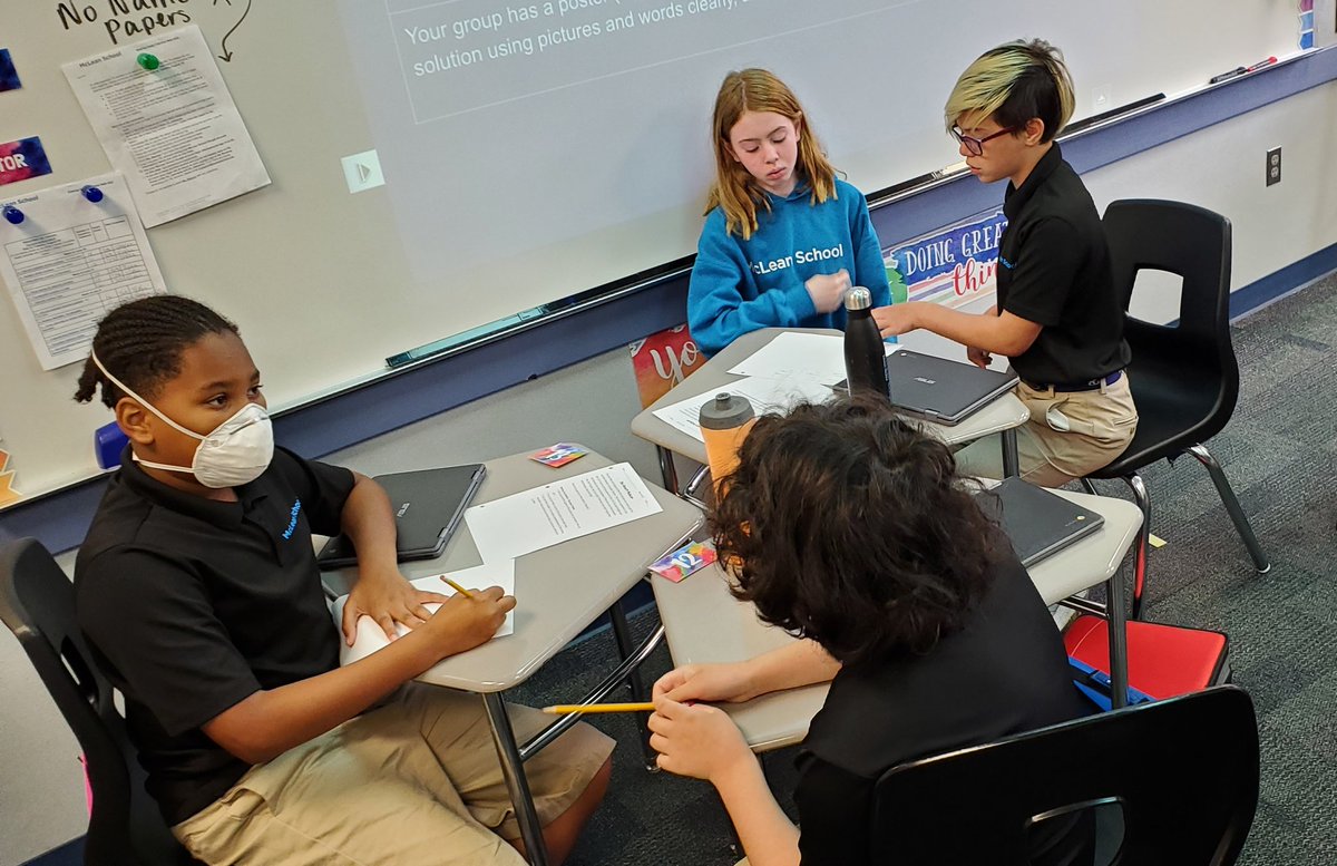 ms_massey_math's tweet photo. Problem solving w/ Jedi Knights & Stormtroopers #mcleanschool #iteachmath #mtbos #starwarsmath https://t.co/9gST580Lw2