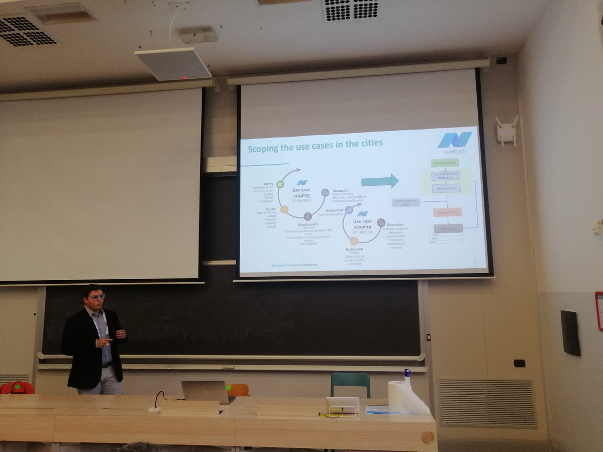 ValeMazzeschi's tweet photo. On September the 7th, on behalf of the @CPoliedra  and the @H2020nuMIDAS  project consortium, I presented the paper entitled "The new mobility data and solutions toolkit (nuMIDAS): shared-mobility services use cases in Milan and their transferability” at @EuTransportConf https://t.co/AMU9g7WZ3W