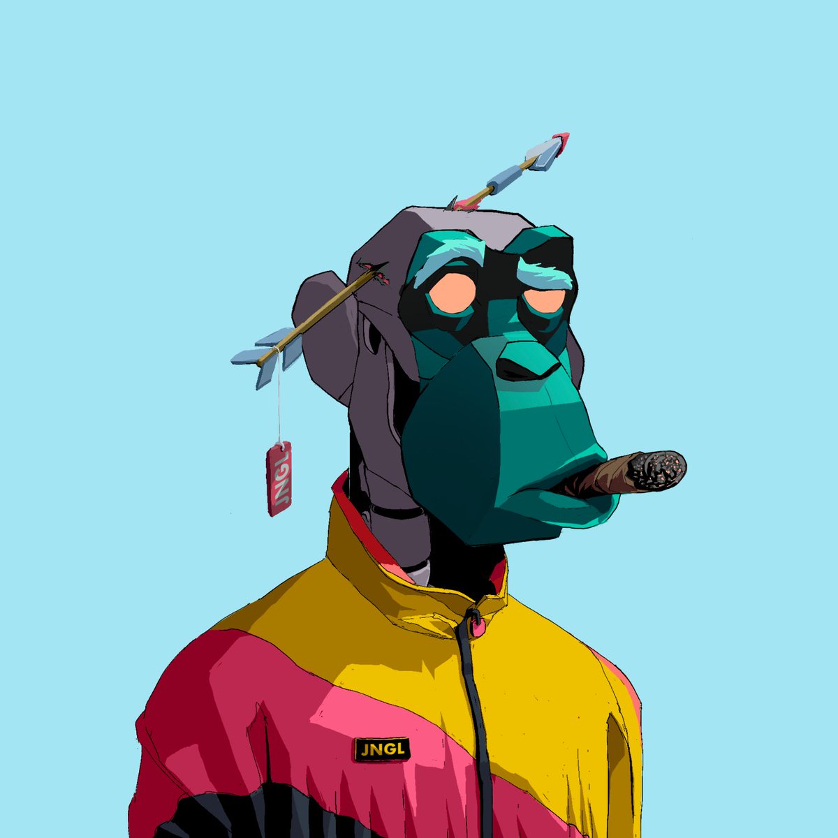 We bought this <a href="/Primatesnft/">Primates🌿</a> #3555 (18 SOL) and he's ready for the Keloke Auction Platform.

The only way to join in auctions is through $TKL, buy KalaKlub NFTs now and staking them to earn $TKL.

ME: magiceden.io/marketplace/ka…
Staking: custom-staking-kalaklub.vercel.app