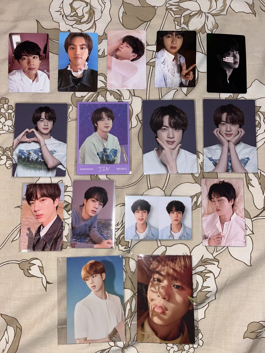 eatsgenie's tweet photo. Wts lfb bts seokjin jin pcs photocard onhand ph qs

Album pcs = php350
Clue pc = 400
Holo pc = 600
Swz/hybe pcs = 50

All in good condi, will be selling MUCH lower than i got them. Here’s the price breakdown, im selling this as a set only

Dm me for details ☺️ (sold as set only) https://t.co/R07NhxCtIL