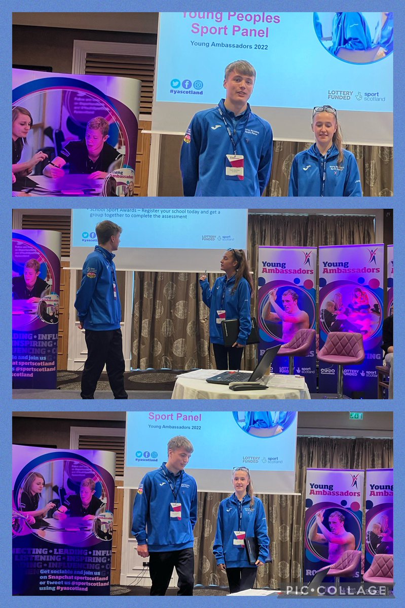 HLHLeadershp's tweet photo. Well done to @EuanYPSP &amp; @K_Henry02 members of #YPSP who presented today at #YAConference in #Inverness  We are very proud of @EuanYPSP who started his #Leadership journey with #HLHLeadership #Rolemodel @MillburnPE #ChooseToLead @HLHSport @sportscotland https://t.co/WXsNpWbP0K