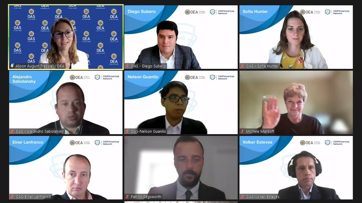 OEA_Cyber's tweet image. Here we are, committed to support our Member States in their #cybersecurity efforts, promoting innovation and collaboration.
#CSIRTAmericas will continue to play a central role in these efforts.
For a #SecureCyberspace 🌎💪