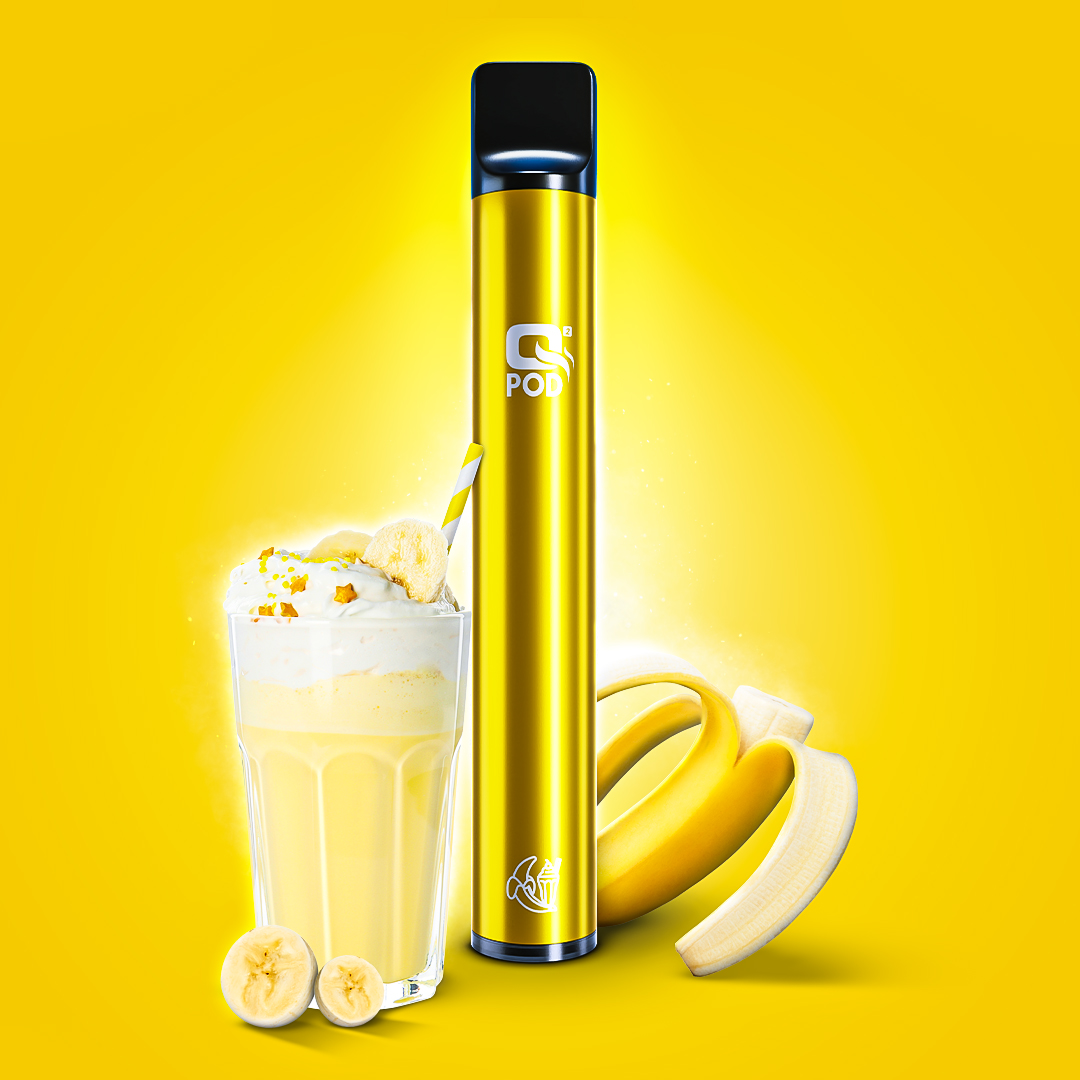 NEW FLAVOUR ALERT! QPod 2 - Banana Shake 🍌

Cold &amp; creamy banana goodness. Available Now