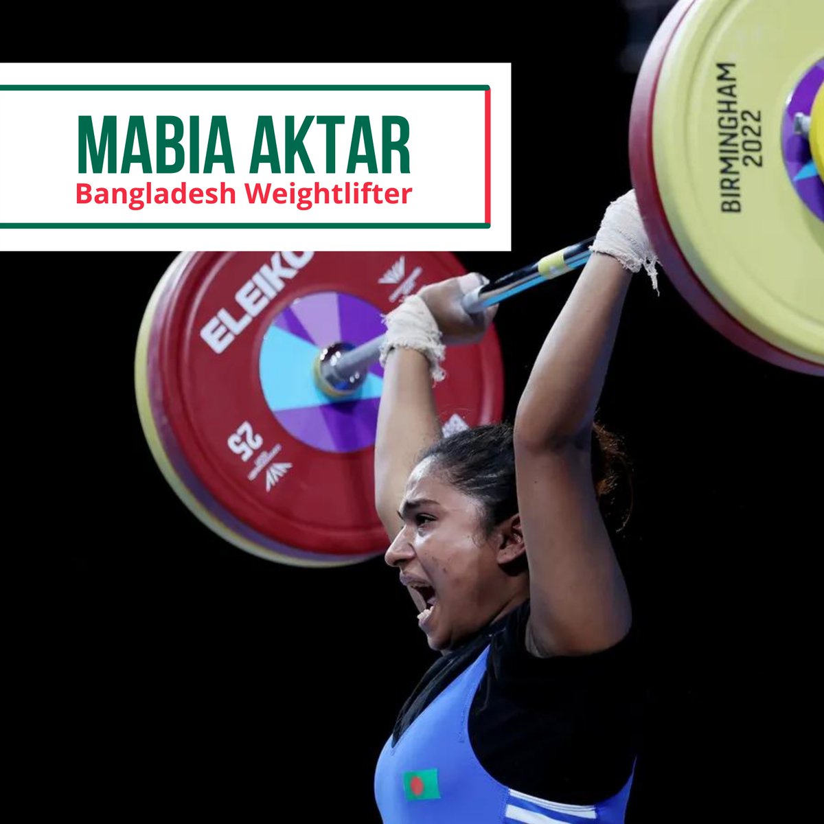 “I don’t feel gender is much of an issue for me anymore, I get equal support from the authorities. It’s just about delivering the best results possible.” – Mabia Aktar, Female Bangladeshi Weightlifter

theguardian.com/sport/2022/aug…