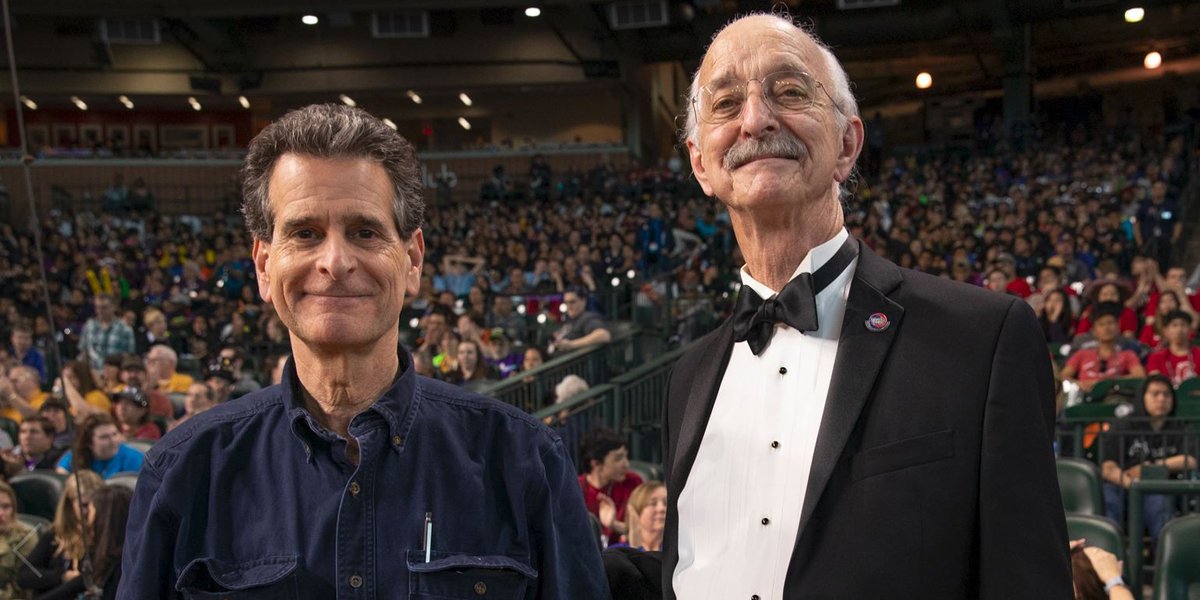 The most iconic duo you ever did see! 😍 Thank you, Dean and Woodie, for creating an innovative STEM community of Gracious Professionals that is so much #morethanrobots.