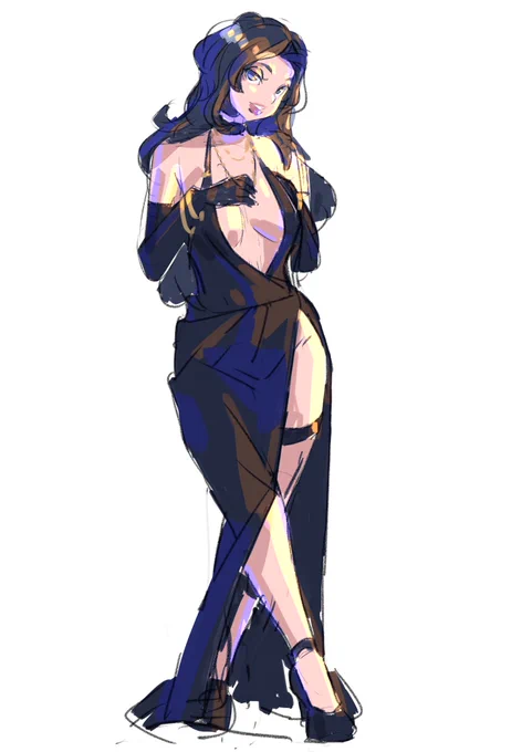 少し前に描いたラフ画です 