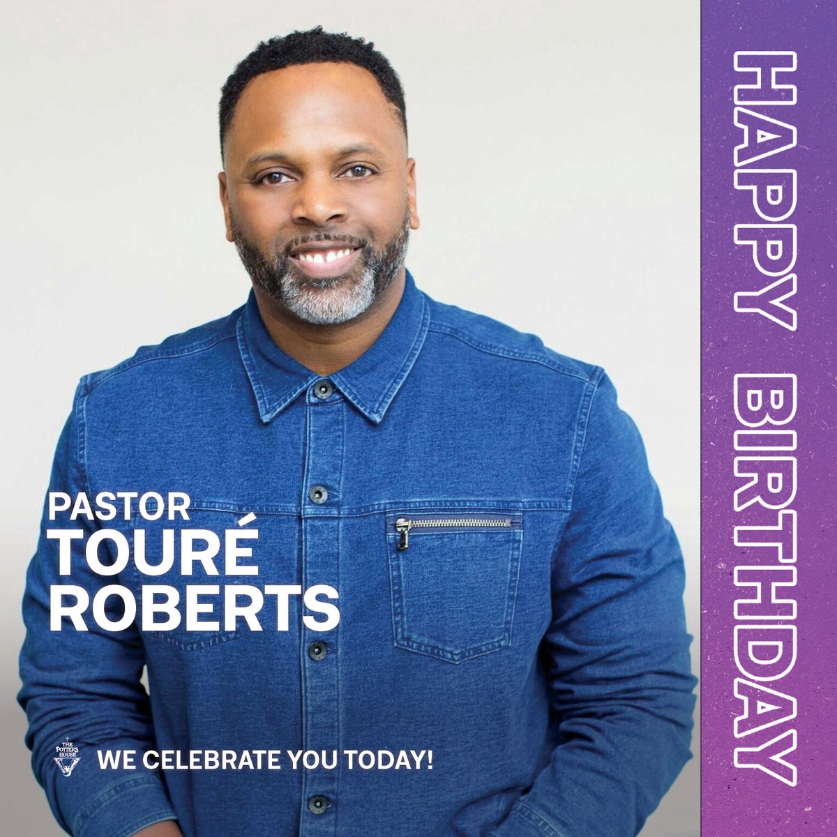 Happy birthday, Pastor @ToureRoberts! 🎉 May God bless you and grant you long life, prosperity, and joy for all your days! We love you dearly and hope you enjoy your special day!