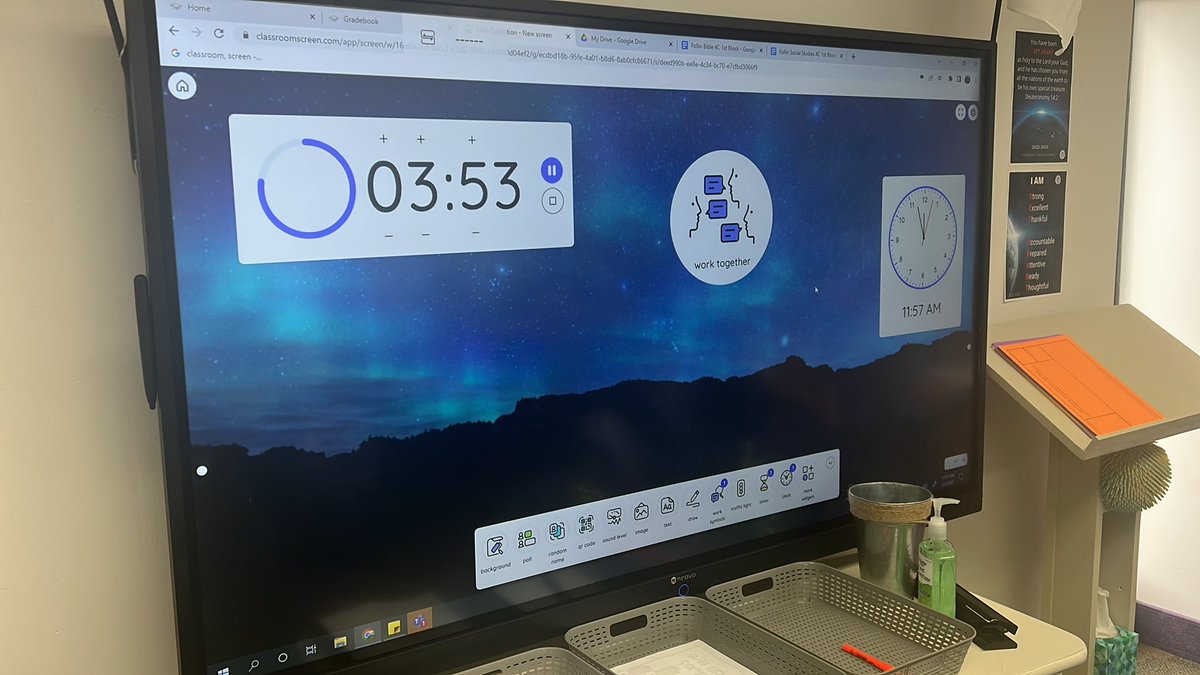 The new images are incredible. <a href="/Classroomscreen/">Classroomscreen</a> classroomscreen.com Click the blue launch. Add what you need. It’s my go-to.