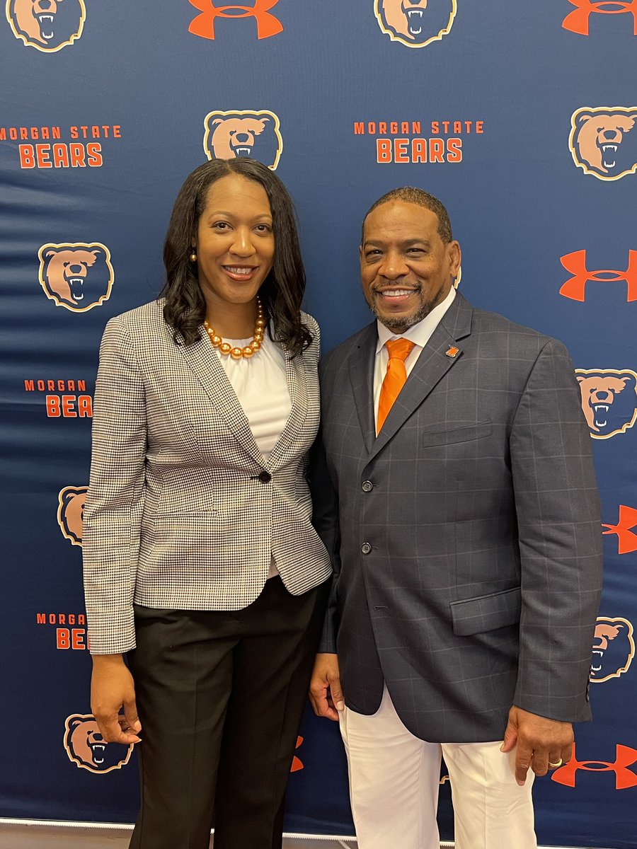 Today Coach <a href="/kenny_monday/">Kenny Monday</a> was officially welcomed by <a href="/morganpres/">David Kwabena Wilson</a> and @BmoreDFP as head coach of Morgan State University’s wrestling program. This is the first time Morgan has had the program since 1997.